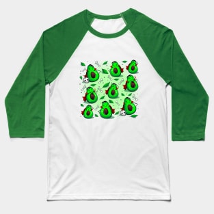 Avocado Dracula Baseball T-Shirt